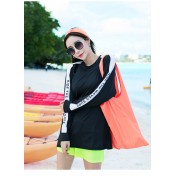 LKZ250232 LYCKA Korean Style Rash Guard Swimwear 