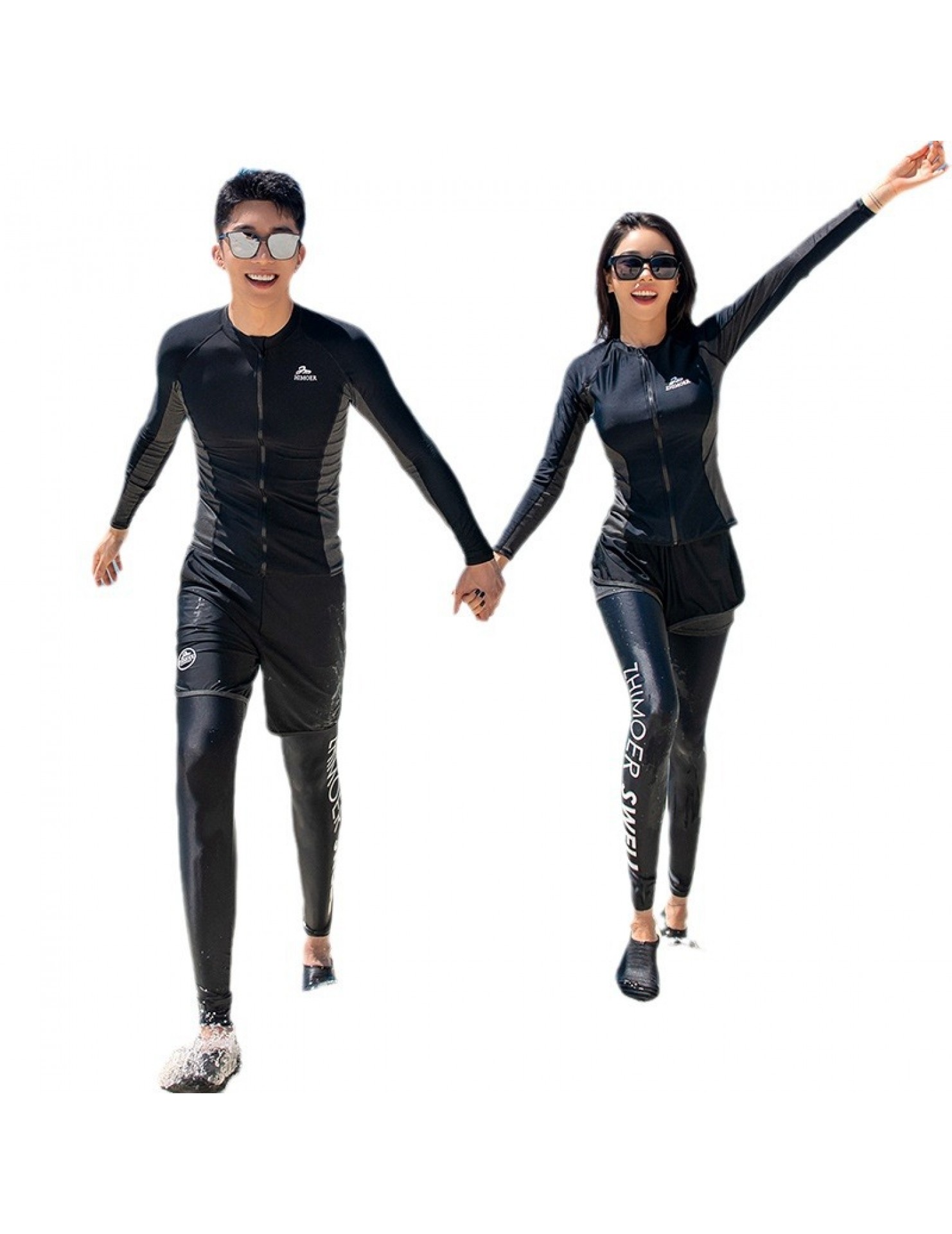 LKZ250233 LYCKA Korean Style Rash Guard Swimwear 