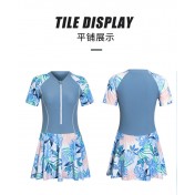 LKZ250234 LYCKA Korean Style One Piece Swimwear 