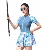LKZ250234 LYCKA Korean Style One Piece Swimwear 