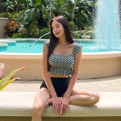 LKZ250271 LYCKA Korean Style Bikini Swimwear 