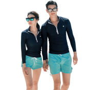 LKZ250272 LYCKA Korean Style Rash Guard Swimwear 