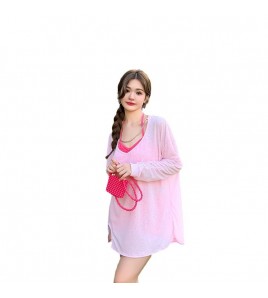 LKZ250275 LYCKA Korean Style One Piece Swimwear 