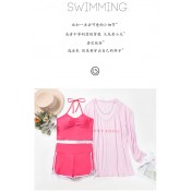 LKZ250275 LYCKA Korean Style One Piece Swimwear 