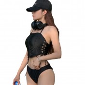 LKZ250277 LYCKA Korean Style Bikini Swimwear 