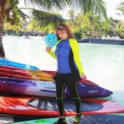 LKZ250280 LYCKA Korean Style Rash Guard Swimwear 