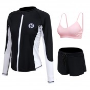 LKZ250288 LYCKA Korean Style Rash Guard Swimwear 