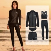 LKZ250290 LYCKA Korean Style Rash Guard Swimwear 