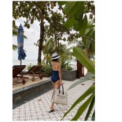 LKZ250295 LYCKA Korean Style One Piece Swimwear 