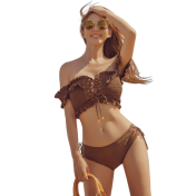 LKZ250298 LYCKA Korean Style Bikini Swimwear 