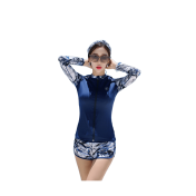 LKZ250299 LYCKA Korean Style Rash Guard Swimwear 