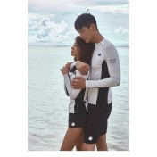 LKZ250300 LYCKA Korean Style Rash Guard Swimwear 