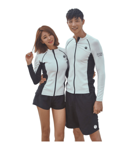 LKZ250300 LYCKA Korean Style Rash Guard Swimwear 