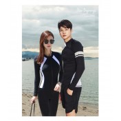 LKZ250301 LYCKA Korean Style Rash Guard Swimwear 