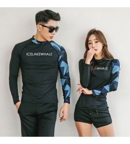 LKZ250302 LYCKA Korean Style Rash Guard Swimwear 