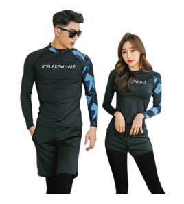 LKZ250302 LYCKA Korean Style Rash Guard Swimwear 