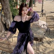 LKZ250314 LYCKA Korean Style Bikini Swimwear 