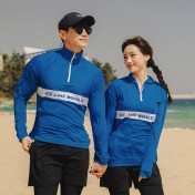 LKZ250318 LYCKA Korean Style Rash Guard Swimwear 