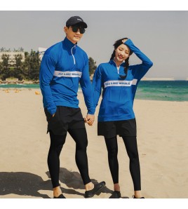 LKZ250318 LYCKA Korean Style Rash Guard Swimwear 