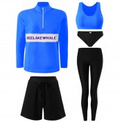 LKZ250318 LYCKA Korean Style Rash Guard Swimwear 