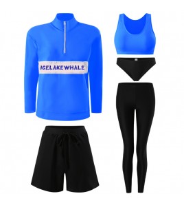 LKZ250318 LYCKA Korean Style Rash Guard Swimwear 