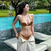 LKZ250323 LYCKA Korean Style Bikini Swimwear 