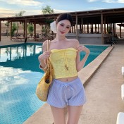 LKZ250327 LYCKA Korean Style Bikini Swimwear 