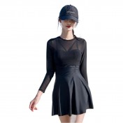 LKZ250332 LYCKA Korean Style One Piece Swimwear 