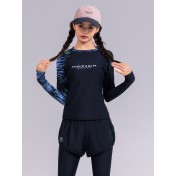 LKZ250333 LYCKA Korean Style Rash Guard Swimwear 