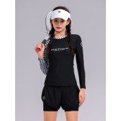 LKZ250333 LYCKA Korean Style Rash Guard Swimwear 