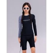 LKZ250333 LYCKA Korean Style Rash Guard Swimwear 