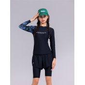 LKZ250333 LYCKA Korean Style Rash Guard Swimwear 