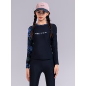 LKZ250333 LYCKA Korean Style Rash Guard Swimwear 