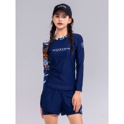 LKZ250333 LYCKA Korean Style Rash Guard Swimwear 