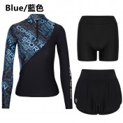 LKZ250334 LYCKA Korean Style Rash Guard Swimwear 