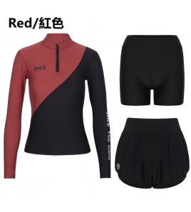 LKZ250334 LYCKA Korean Style Rash Guard Swimwear 