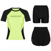 LKZ250335 LYCKA Korean Style Rash Guard Swimwear 