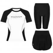 LKZ250335 LYCKA Korean Style Rash Guard Swimwear 