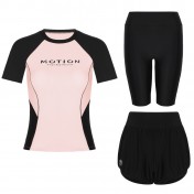 LKZ250335 LYCKA Korean Style Rash Guard Swimwear 