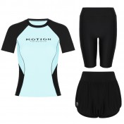 LKZ250335 LYCKA Korean Style Rash Guard Swimwear 