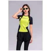 LKZ250335 LYCKA Korean Style Rash Guard Swimwear 