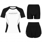 LKZ250335 LYCKA Korean Style Rash Guard Swimwear 