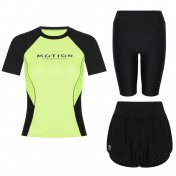 LKZ250335 LYCKA Korean Style Rash Guard Swimwear 