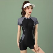 LKZ250336 LYCKA Korean Style One Piece Swimwear 