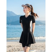 LKZ250337 LYCKA Korean Style One Piece Swimwear 