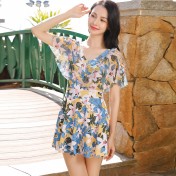 LKZ250340 LYCKA Korean Style One Piece Swimwear 