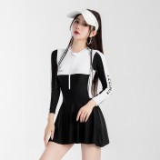 LKZ250344 LYCKA Korean Style One Piece Swimwear 