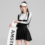 LKZ250344 LYCKA Korean Style One Piece Swimwear 