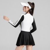 LKZ250344 LYCKA Korean Style One Piece Swimwear 