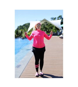 LKZ250347 LYCKA Korean Style Rash Guard Swimwear 